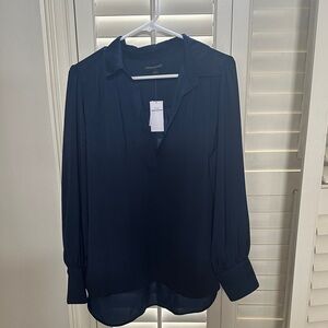 Banana Republic Navy Blouse